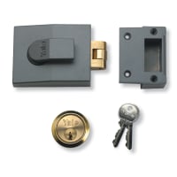 Yale Rollerbolt Nightlatch 60mm Backset Polished Brass