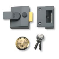 Yale 84 Deadbolt Night Latch 40mm Backset Polished Brass