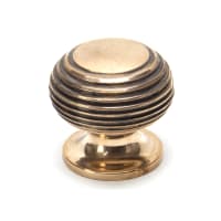 From the Anvil Beehive Cabinet Knob 30mm Polished Bronze