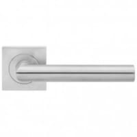 Karcher Rhodus Lever on Square Rose Satin Stainless Steel