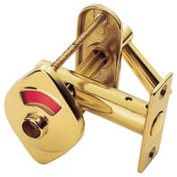 Carlisle Indicator Bolt with Emergency Release Polished Brass