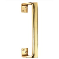Carlisle Brass Pull Handle Oval Grip Cranked 306mm Polished Brass