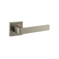 Status Montana Designer Lever on S4 Square Rose Satin Nickel
