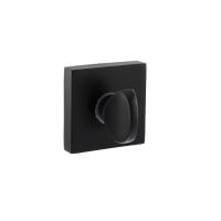 Status WC Turn and Release on S4 Square Rose 51 x 51mm Matt Black