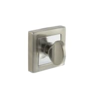 Status WC Turn and Release on S4 Square Rose Satin Nickel/Pol Chrome