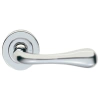 Carlisle Brass Stella Lever on Round Rose Satin Chrome