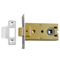 ASEC Flat Pattern Mortice Latch 76mm Nickel Plated Visi
