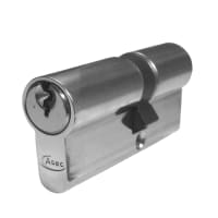 ASEC 5-Pin Euro Double Cylinder 60mm 30/30 (25/10/25) Keyed To Differ Nickel Plated