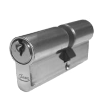ASEC 5-Pin Euro Double Cylinder 70mm 35/35 (30/10/30) Keyed To Differ Nickel Plated