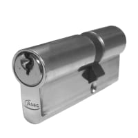 ASEC 5-Pin Euro Double Cylinder 70mm 30/40 (25/10/35) Keyed To Differ Nickel Plated