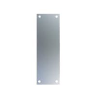 ASEC 75mm Wide Aluminium Finger Plate 225mm Satin Anodised Aluminium