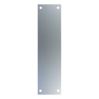 ASEC 75mm Wide Aluminium Finger Plate 300mm Satin Anodised Aluminium