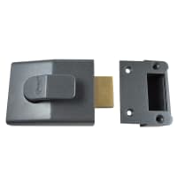 ASEC AS11 Deadbolt Nightlatch 60mm Dull Metal Grey Case Only Boxed