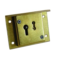 ASEC 41 4 Lever Till Lock 64mm Satin Brass Keyed Alike Visi