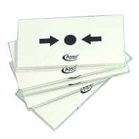 ASEC Spare Glass For Call Point Pack Of 5