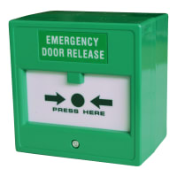 ASEC Call Point Green Double Pole - Resettable