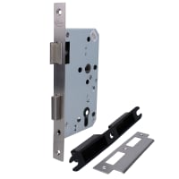 ASEC DIN Euro Sashcase 60mm Stainless Steel Square Boxed