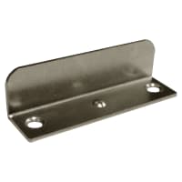 ASEC Furniture Lock Strike Plate Silver