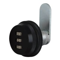 ASEC 3 Digit Combination Nutfix Camlock 20mm Black