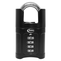 ASEC Closed Shackle Combination Padlock - 55mm 4-Digit Closed Shackle