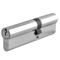 ASEC 6-Pin Euro Double Cylinder 120mm 75/45 (70/10/40) Keyed To Differ Nickel Plated