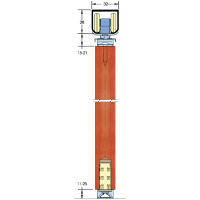 ASEC Sliding Multifold Door Gear Up to 1300mm