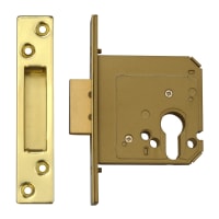 ASEC Euro Deadcase - 76mm Polished Brass Boxed