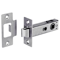 ASEC Bolt Through Tubular Mortice Latch 76mm Zinc Plated