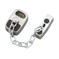 ASEC Door Chain with Fixing Kit Chrome