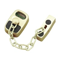 ASEC Door Chain with Fixing Kit Gold