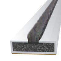 FIRESTOP 2.1m Intumescent Strip - Fire & Smoke - 10mm x 4mm White