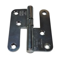 Assa Abloy 3220 Left Hand Hinge Countersunk 98mm Bright Zinc Plated