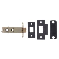Atlantic Heavy Duty Bolt Through Tubular Latch 76mm Matt Black