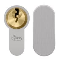 ASEC Vital 6 Pin Key & Turn Euro Dual Finish Snap Resistant Cylinder - 60mm 30/30T (25/10/25T)