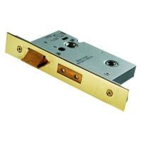 Eurospec Easi-T Architectural Bathroom Lock 76mm Polished Brass