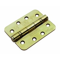 Eurospec Enduro Grade 13 Ball Bearing Hinge Radius 102 x 76mm Stainless Brass