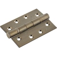 Eurospec Grade 13 Ball Bearing P Hinge Square 102 x 76mm Antique Brass
