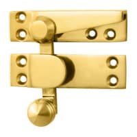 Carlisle Brass Sash Fastener Quadrant Arm Style Polished Brass