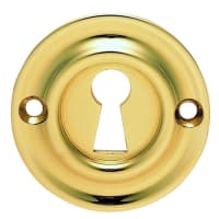 Carlisle Brass Victorian Standard Key Escutcheon Polished Brass