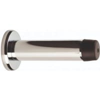 Carlisle Brass Cylinder Doorstop with Rose 71mm Projection Polished Chrome