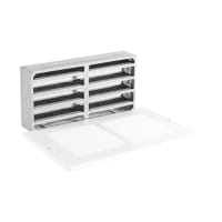 Carlisle Brass Intumescent Air Transfer Grille 300mm x 150mm Silver