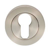 Carlisle Brass Euro Profile Escutcheon 52 x 8mm Satin Nickel