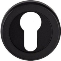 Serozzetta Euro Profile Escutcheon 50 x 10mm Matt Black
