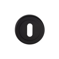 Serozzetta Standard Profile Escutcheon 50 x 10mm Matt Black