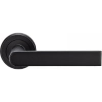 Serozzetta Edge Lever on Round Rose Matt Black