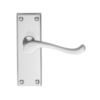 Carlisle Brass Contract Victorian Scroll Lever Latch Handle Satin Chrome