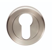 Serozzetta Euro Profile Escutcheon 51 x 10mm Satin Nickel