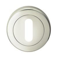 Serozzetta Standard Lock Profile Escutcheon 51 x 10mm Polished Nickel
