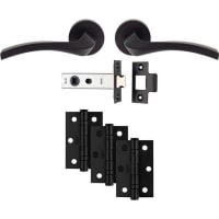 Carlisle Brass Sines Latch Pack Ultimate Door Pack Matt Black