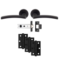 Carlisle Brass Tavira Latch Pack Ultimate Door Pack Matt Black